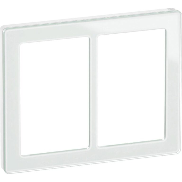 LK Fuga Pure 66 designramme, 2x1,5 modul, hvid