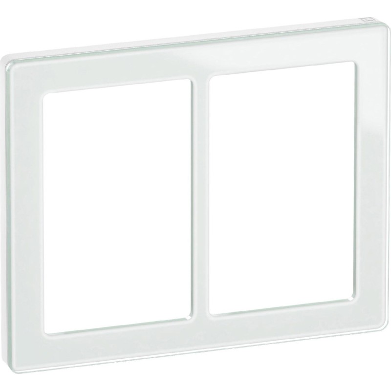 LK Fuga Pure 66 designramme, 2x1,5 modul, hvid