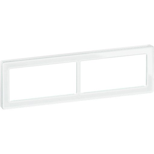 LK Fuga Pure 66 designramme, 2x2 modul, hvid