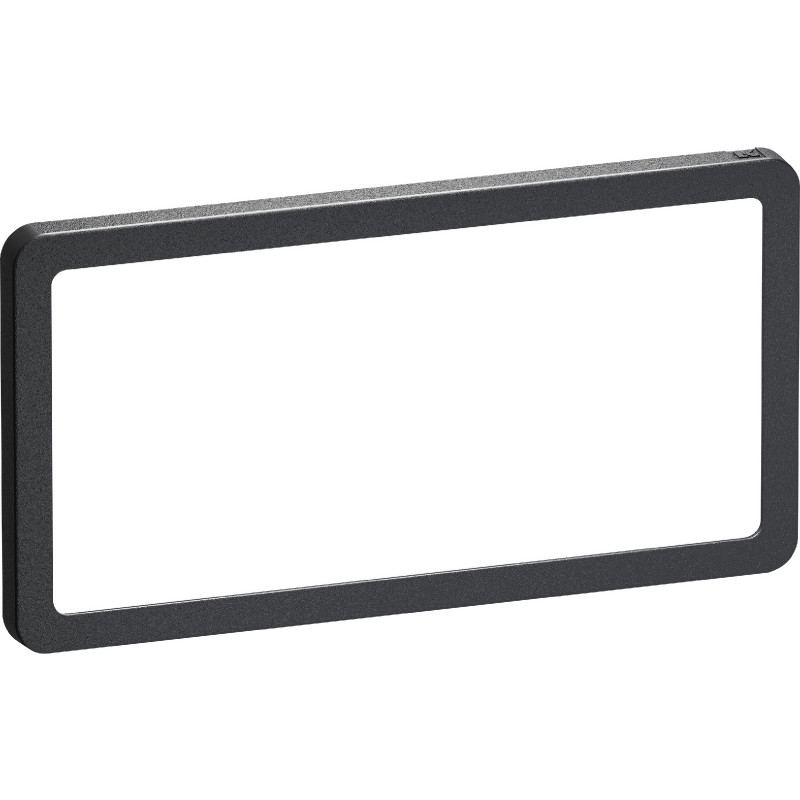 LK Fuga Slim designramme, 1x2 modul, koksgrå