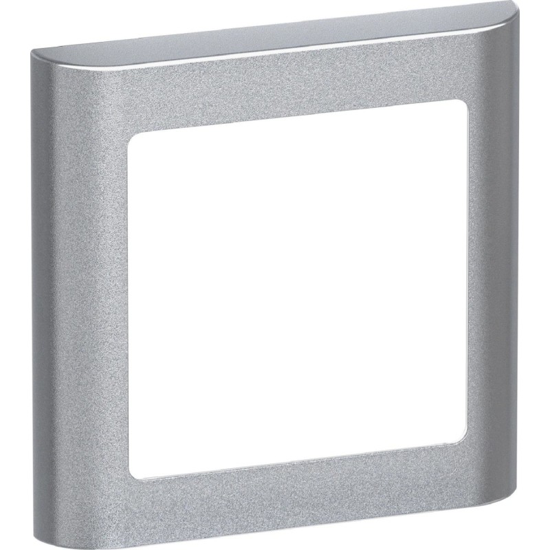 LK Fuga Soft 63 ramme, 1 modul, metallic