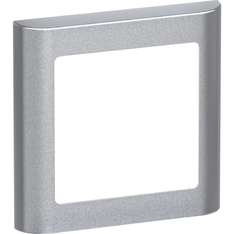 LK Fuga Soft 63 ramme, 1 modul, metallic