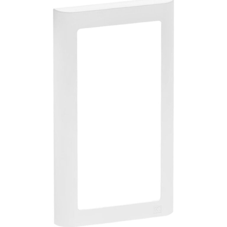 LK Fuga Soft 63 ramme, 1x2 modul, lodret, hvid
