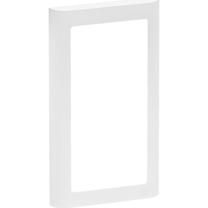 LK Fuga Soft 63 ramme, 1x2 modul, lodret, hvid