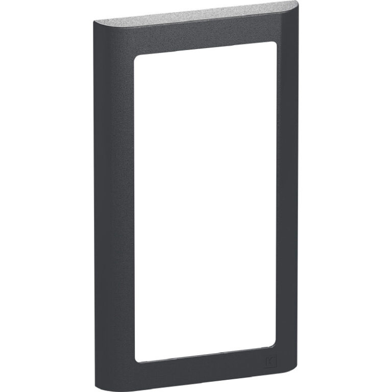 LK Fuga Soft 63 ramme, 1x2 modul, lodret, koksgrå