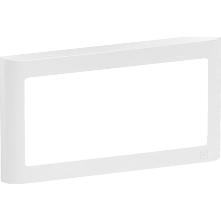 LK Fuga Soft 63 ramme, 1x2 modul, vandret, hvid