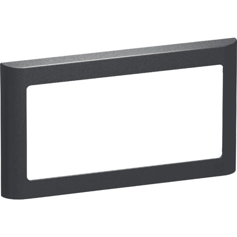 LK Fuga Soft 63 ramme, 1x2 modul, vandret, koksgrå