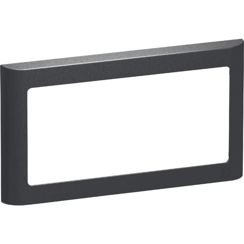 LK Fuga Soft 63 ramme, 1x2 modul, vandret, koksgrå
