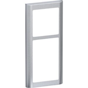 LK Fuga Soft 63 ramme, 2,5 modul, metallic