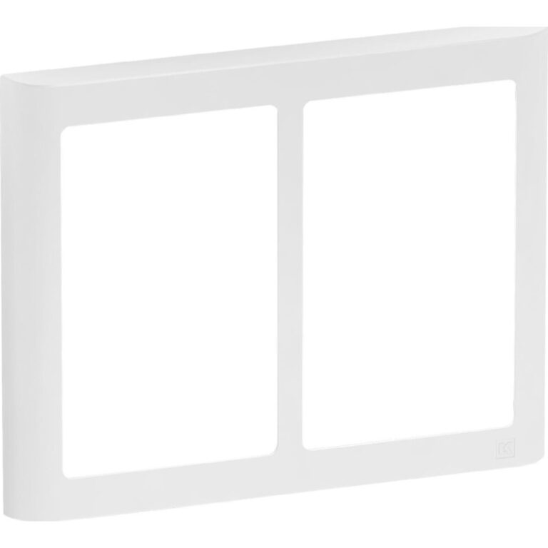 LK Fuga Soft 63 ramme, 2x1,5 modul, hvid