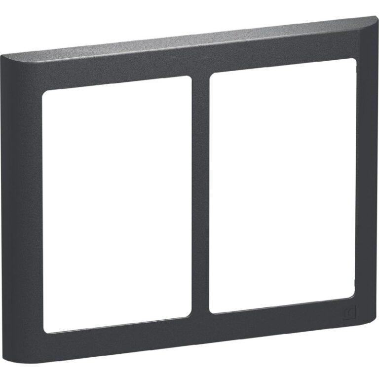 LK Fuga Soft 63 ramme, 2x1,5 modul, koksgrå