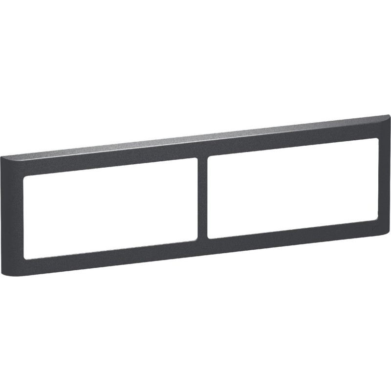 LK Fuga Soft 63 ramme, 2x2 modul, koksgrå