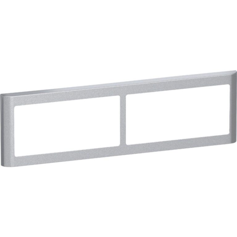 LK Fuga Soft 63 ramme, 2x2 modul, metallic