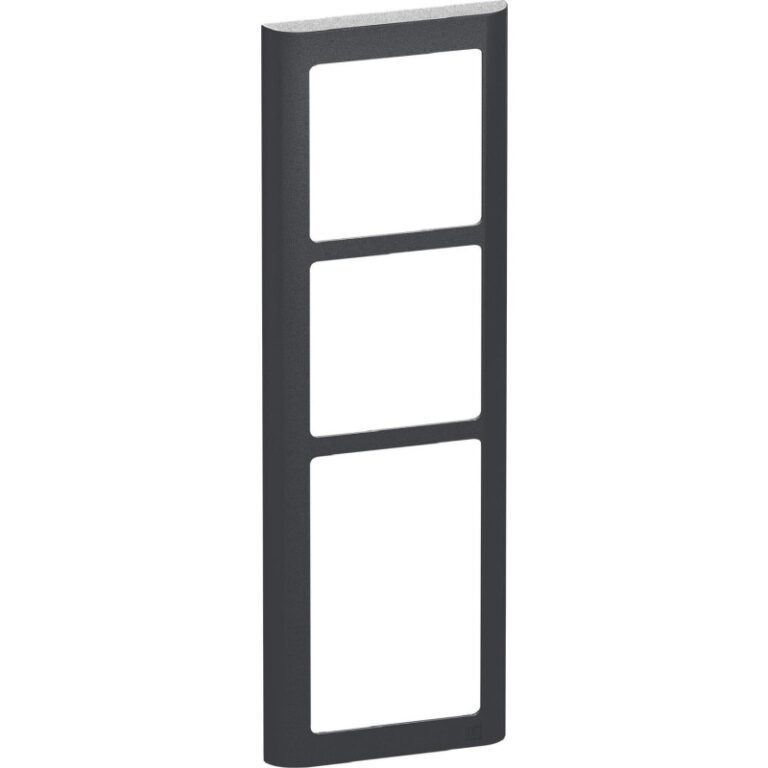 LK Fuga Soft 63 ramme, 3,5 modul, koksgrå