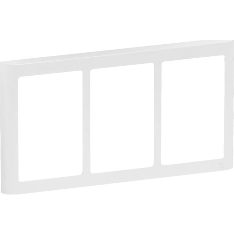 LK Fuga Soft 63 ramme, 3x1,5 modul, vandret, hvid