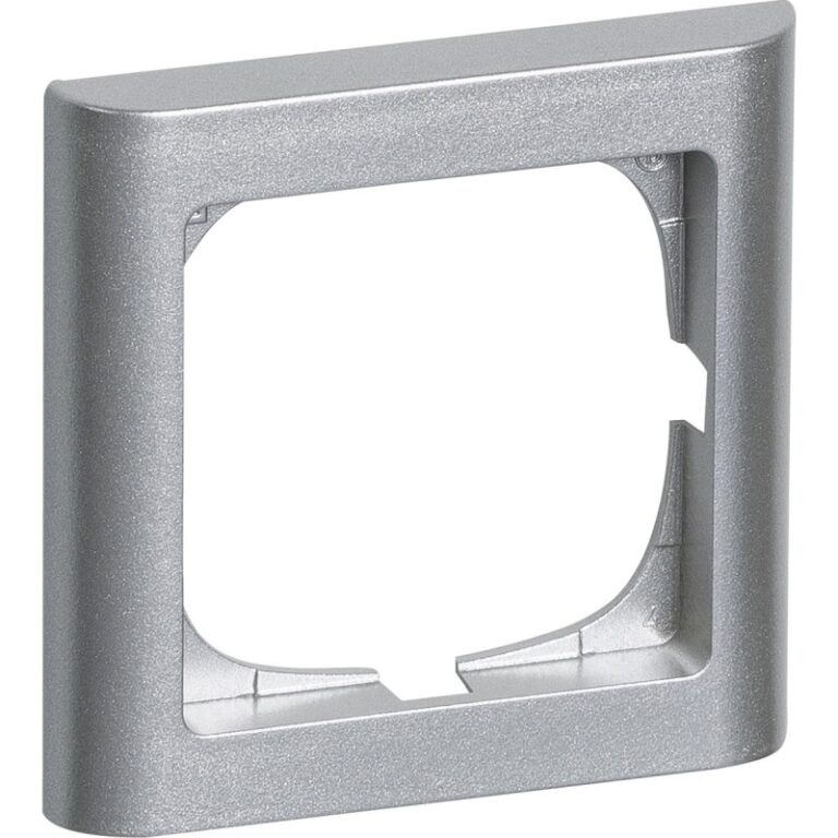 LK Fuga Softline 63 ramme, 1 modul, metallic