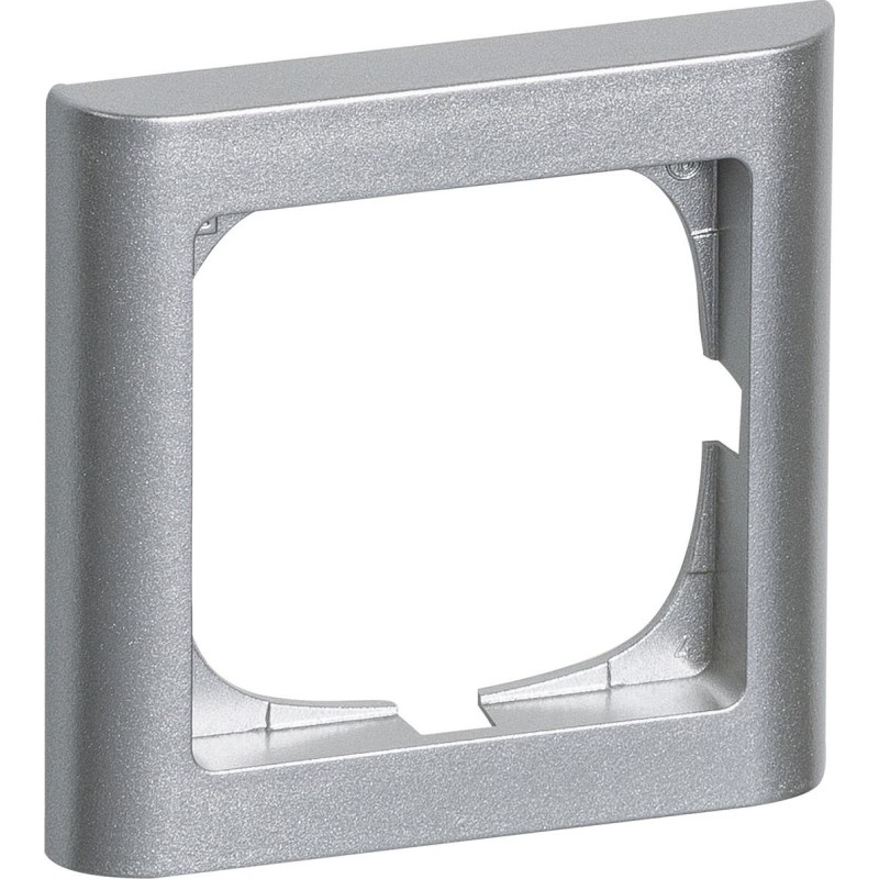 LK Fuga Softline 63 ramme, 1 modul, metallic