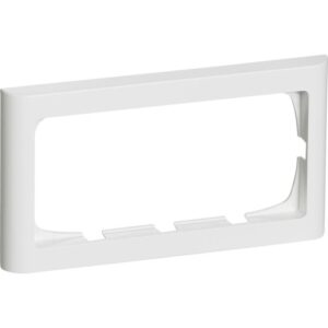 LK Fuga Softline 63 ramme, 2 modul, vandret, hvid