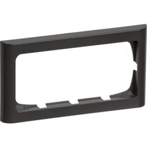 LK Fuga Softline 63 ramme, 2 modul, vandret, koksgrå