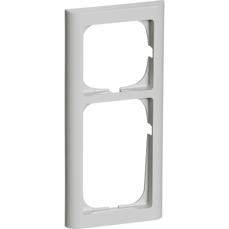 LK Fuga Softline 63 ramme, 2,5 modul, lysegrå