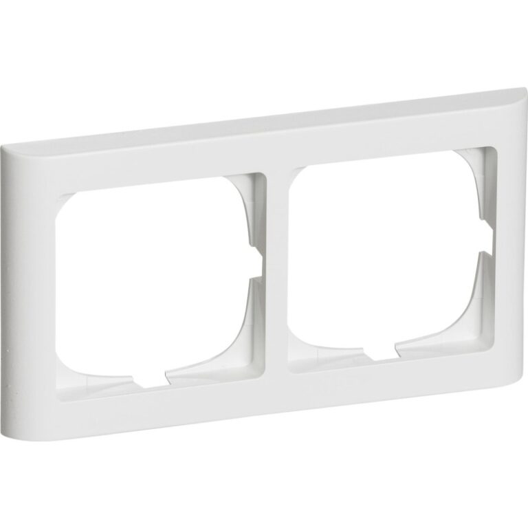 LK Fuga Softline 63 ramme, 2x1 modul, vandret, hvid