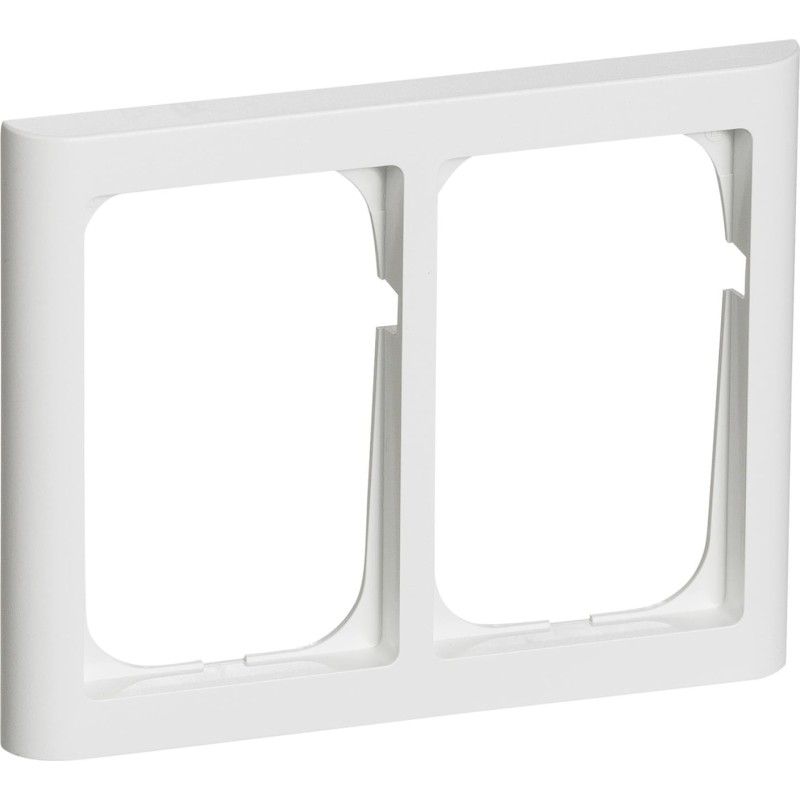 LK Fuga Softline 63 ramme, 2x1,5 modul, vandret, hvid