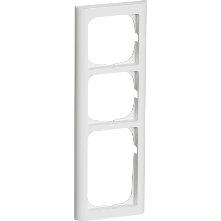 LK Fuga Softline 63 ramme, 3,5 modul, hvid