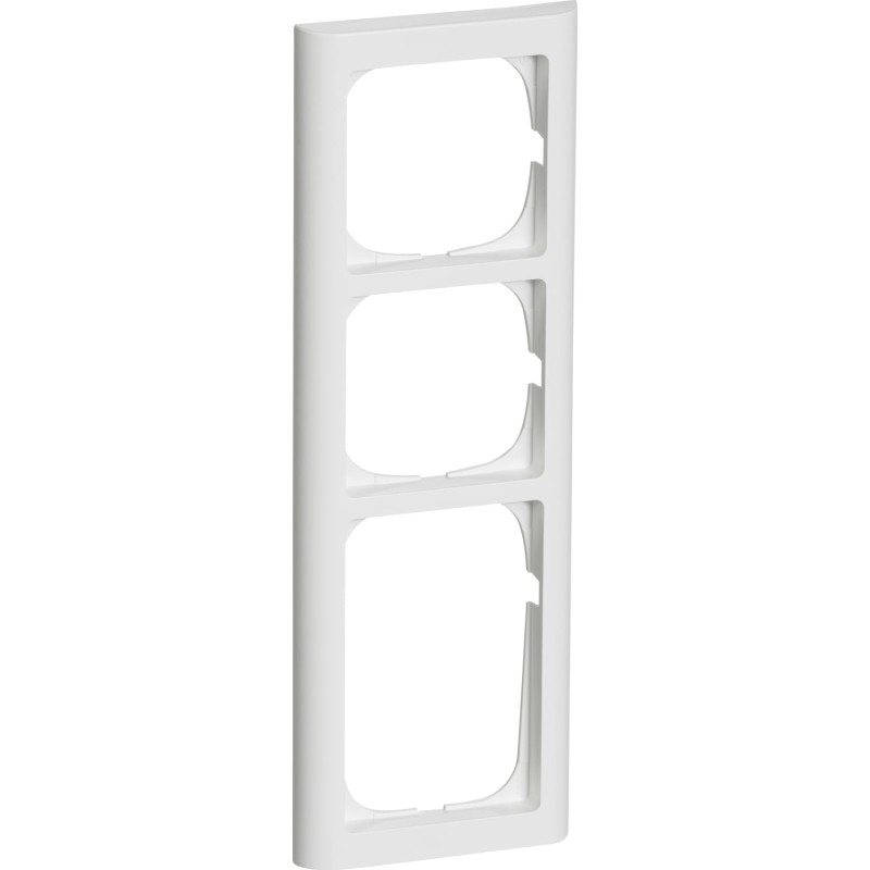 LK Fuga Softline 63 ramme, 3,5 modul, hvid