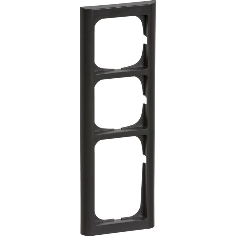 LK Fuga Softline 63 ramme, 3,5 modul, koksgrå