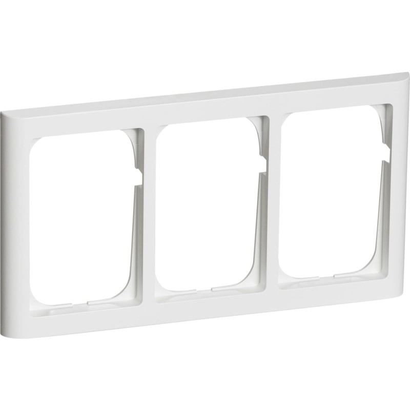 LK Fuga Softline 63 ramme, 3x1,5 modul, hvid