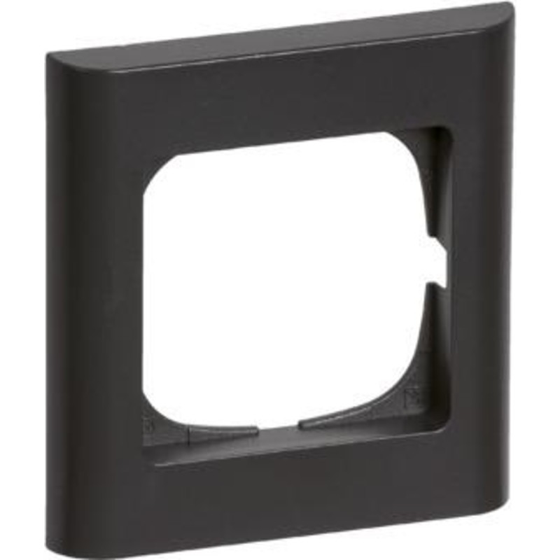 LK Fuga Softline 68 ramme, 1 modul, koksgrå