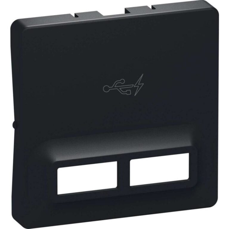 LK Fuga afdækning for 2 x USB-lader, 1 modul, koksgrå