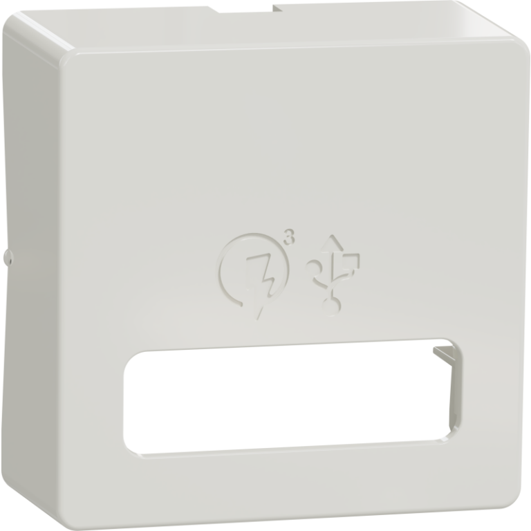 LK Fuga tangent for hurtig USB-lader A+C, lysegrå