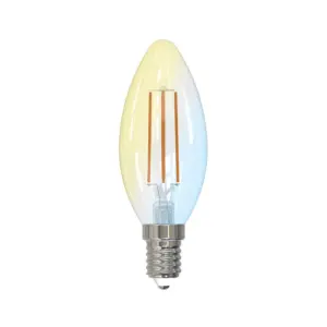 LUUMR - Pære 4,2W Smart LED C35 Zigbee/Tuya/Philips Hue Klar E14