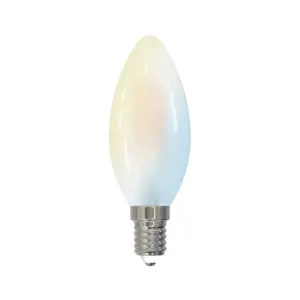 LUUMR - Pære 4,2W Smart LED C35 Zigbee/Tuya/Philips Hue Matt E14