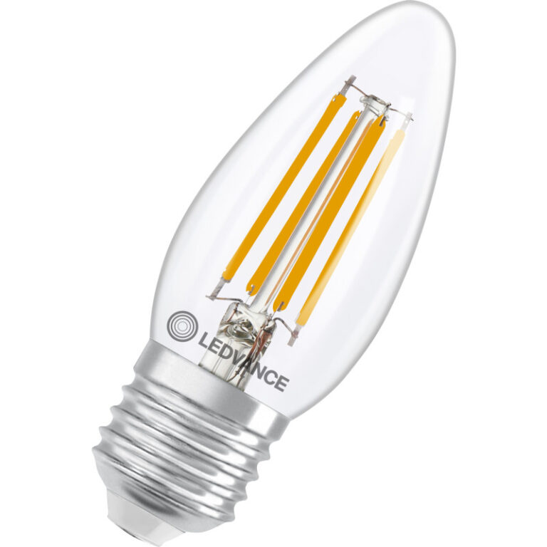 Ledvance Classic E27 kertepære, 2700K, 3,4W