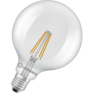 Ledvance E27 globepære, 2700K, 5,9W