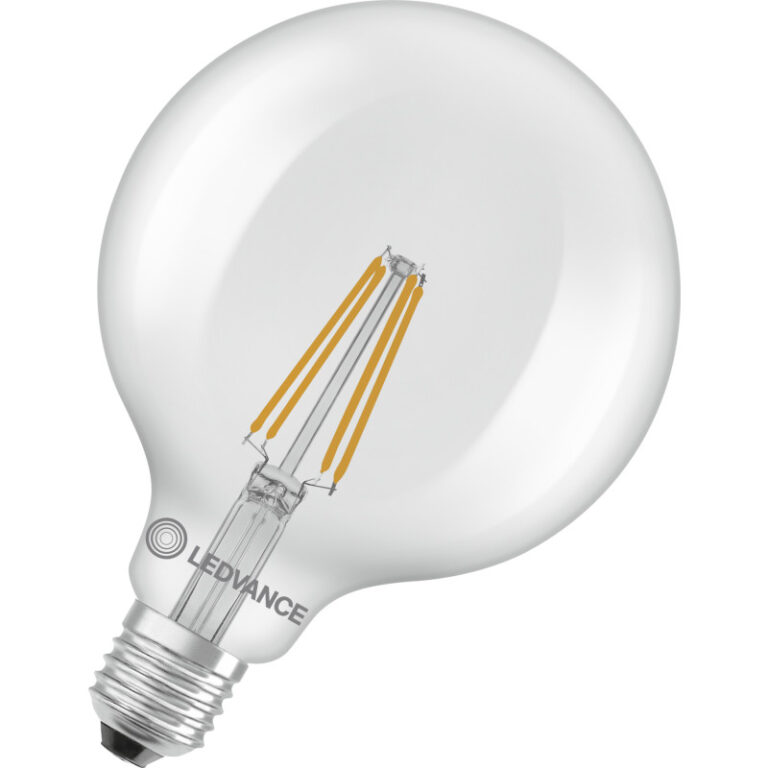 Ledvance E27 globepære, 2700K, 5,9W