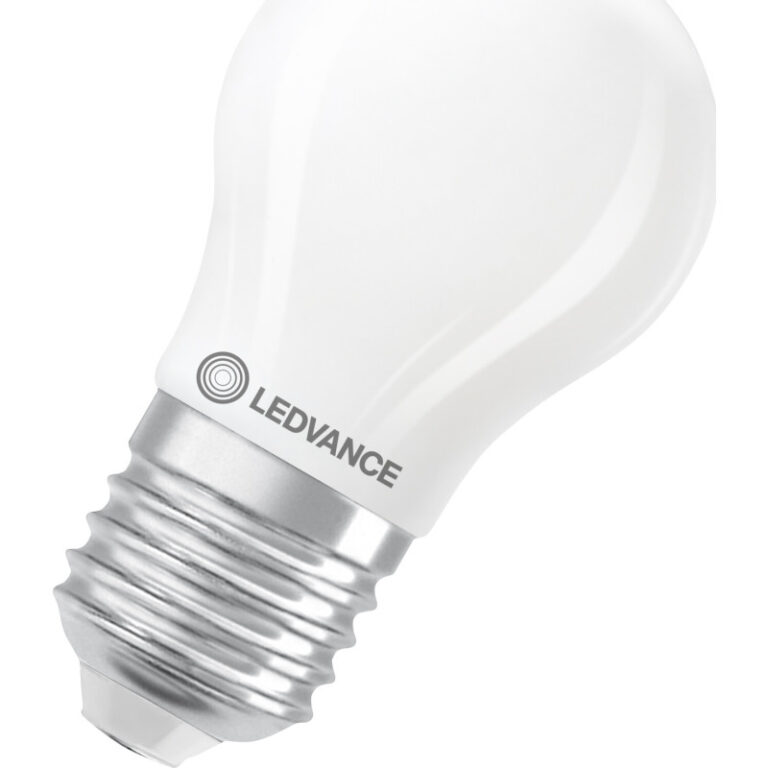 Ledvance E27 kronepære, 2700K, 3,4W