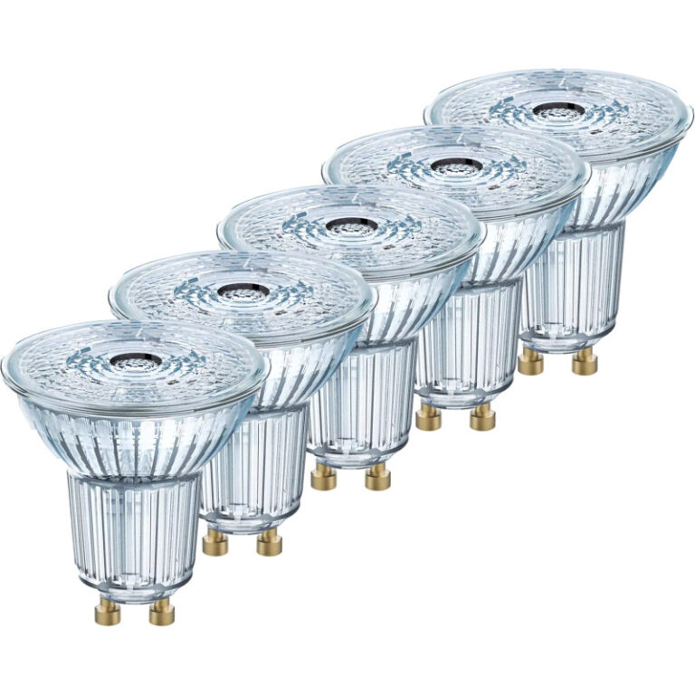 Ledvance Parathom GU10 spotpære, 3000K, 3,7W, 5-pak