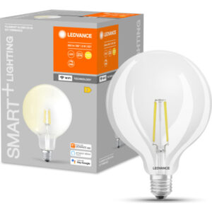 Ledvance Smart+ Wifi E27 globepære, 2700K, 5,5W