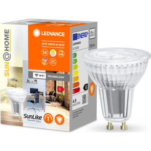 Ledvance Smart+ Wifi SunHome GU10 spotpære, 2200K-5000K, 4,9W