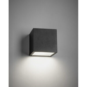 Light-Point - Cube LED Udendørs Væglampe (Sort, Cube Down)