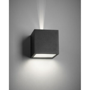 Light-Point - Cube LED Udendørs Væglampe (Sort, Cube Up/Down)