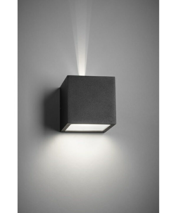 Light-Point - Cube LED Udendørs Væglampe (Sort, Cube Up/Down)