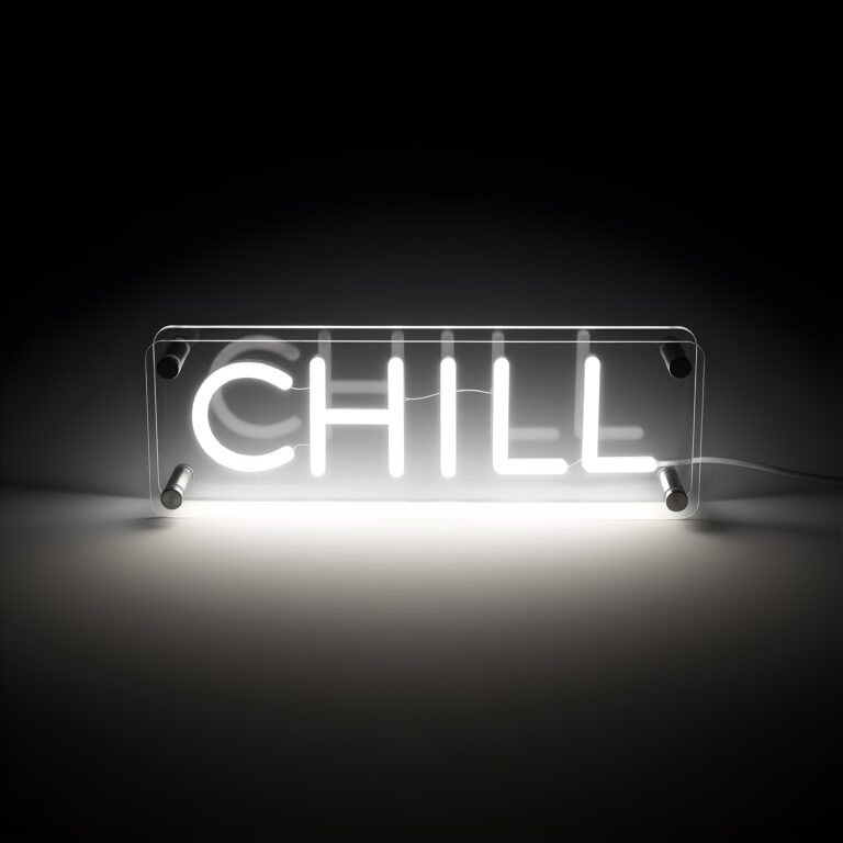 Lightish Chill Led Neon Box Bordlampe