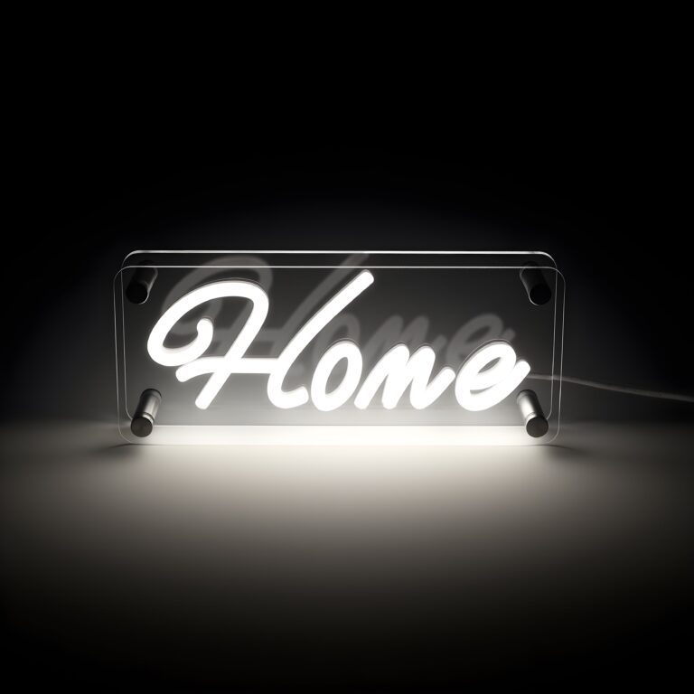Lightish Home Led Neon Box Bordlampe