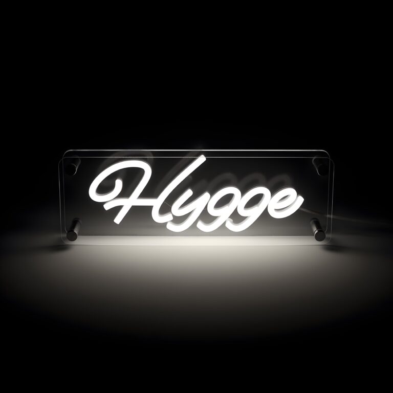 Lightish Hygge Led Neon Box Bordlampe
