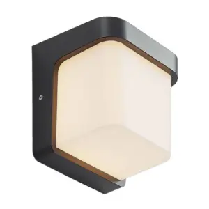 Lindby - Adenike LED Udendørs Væglampe Dark Grey