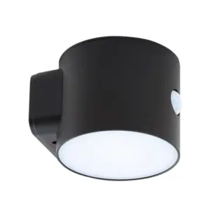 Lindby - Amren LED Solcelle Væglampe w/Sensor Sort